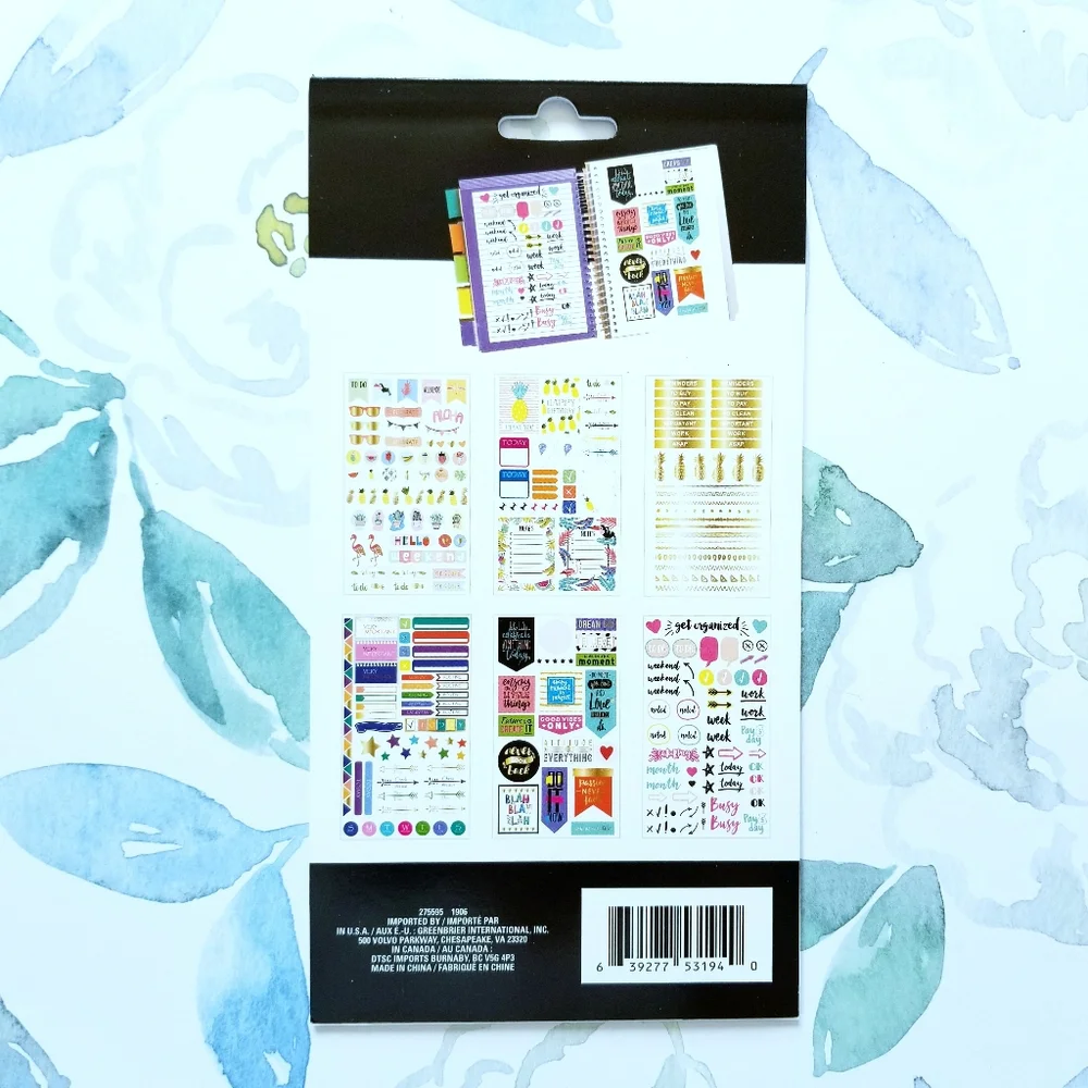 NEW! Let's Planner Hello Weekend Planner Sticker Book 265 Pieces